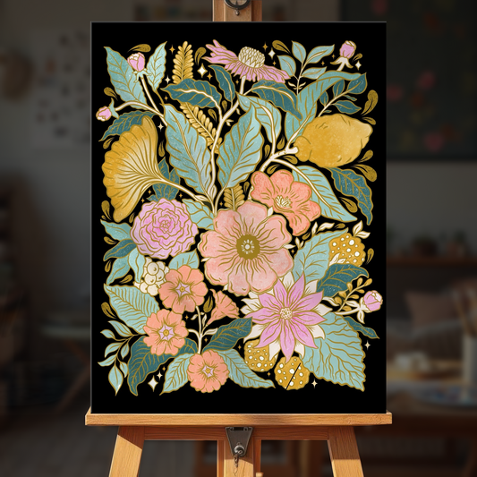 Midnight Botanical Bouquet