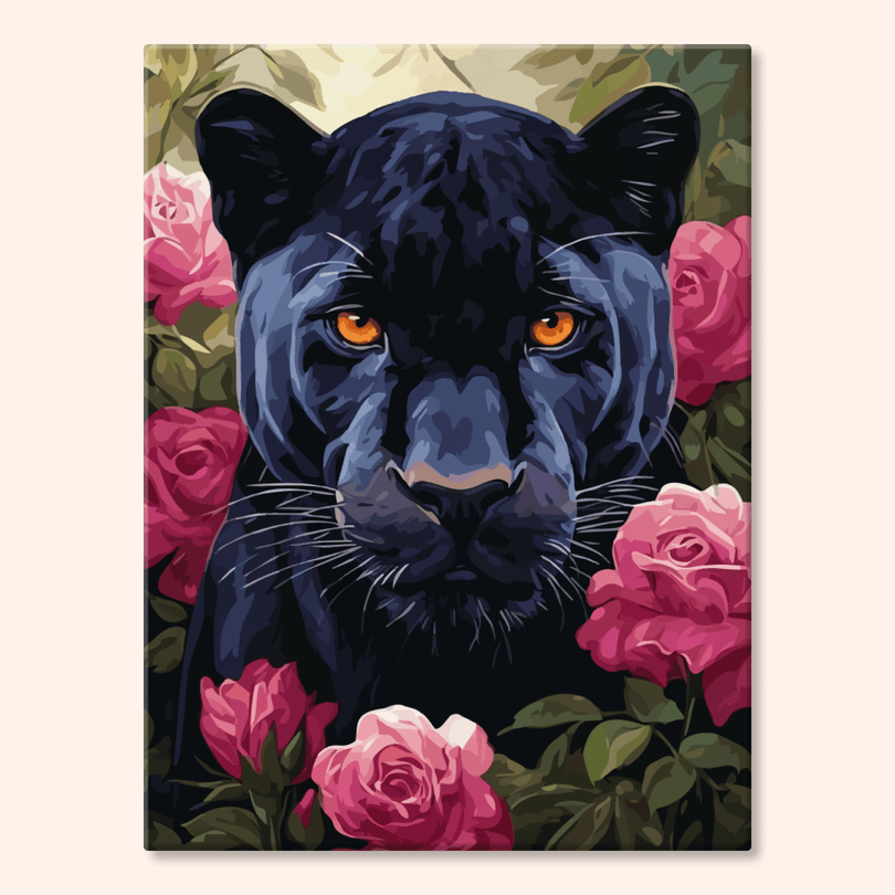 Paint by numbers - Midnight Panther - MyArt