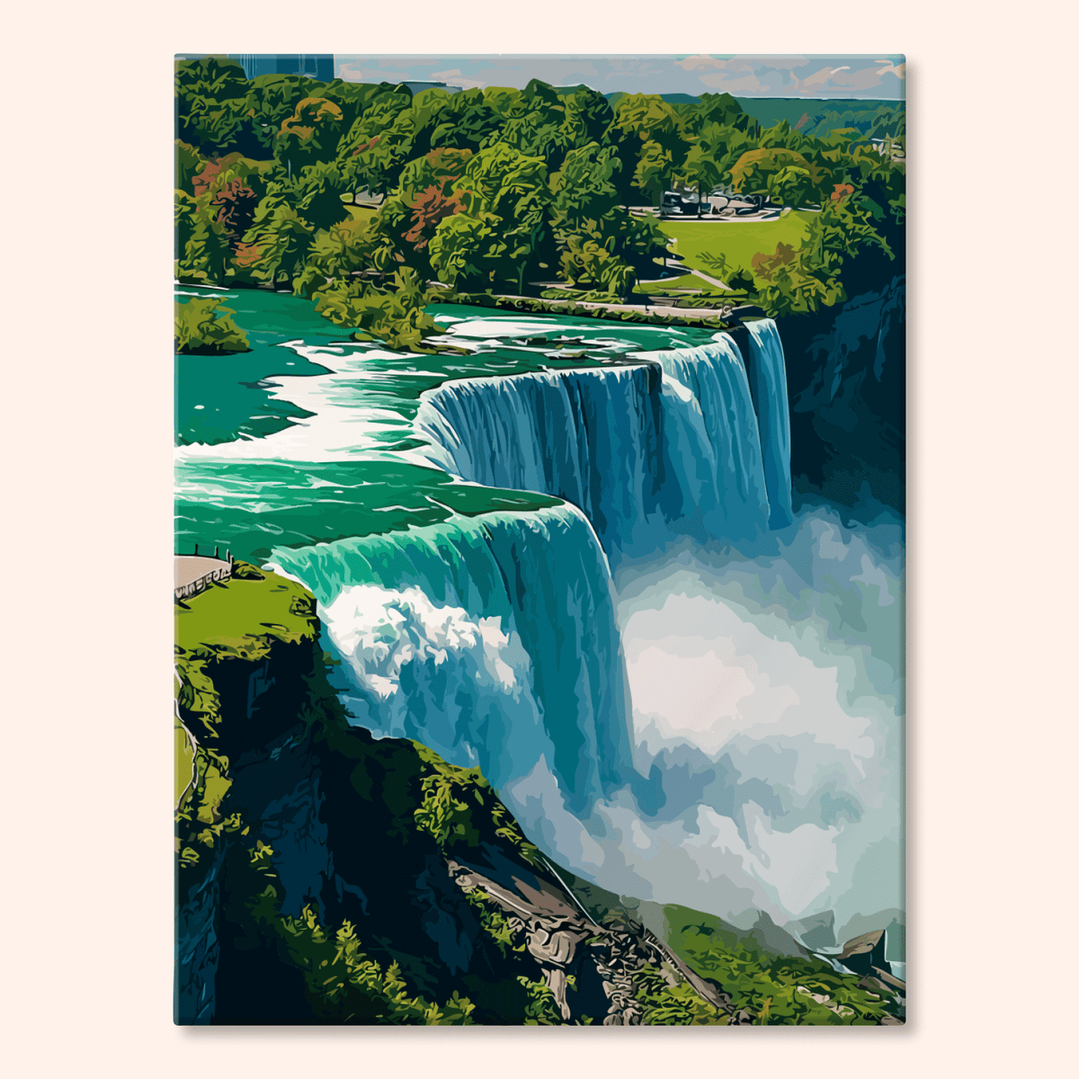 Paint by numbers - Mighty Falls - MyArt