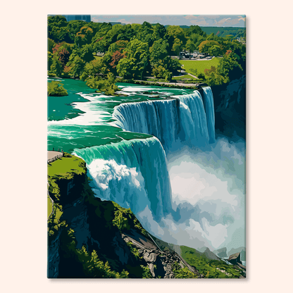 Paint by numbers - Mighty Falls - MyArt