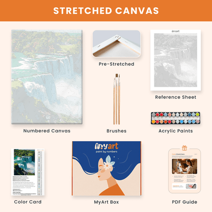 Paint by numbers - Mighty Falls - MyArt