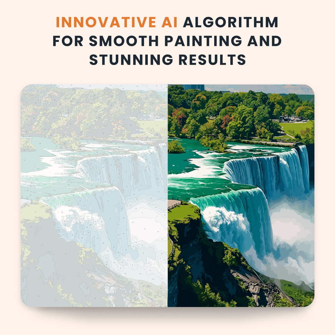 Paint by numbers - Mighty Falls - MyArt