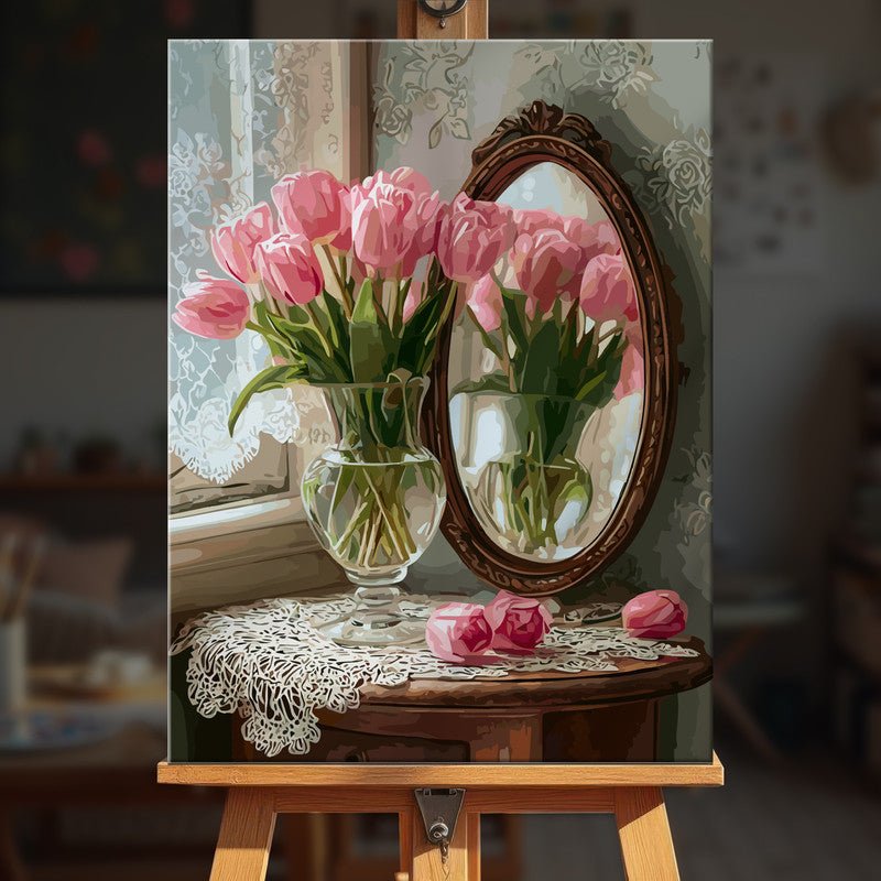 Paint by numbers - Mirror Tulips - MyArt