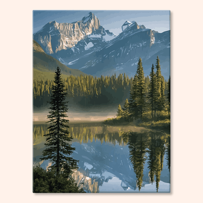 Paint by numbers - Mirror Pines - MyArt