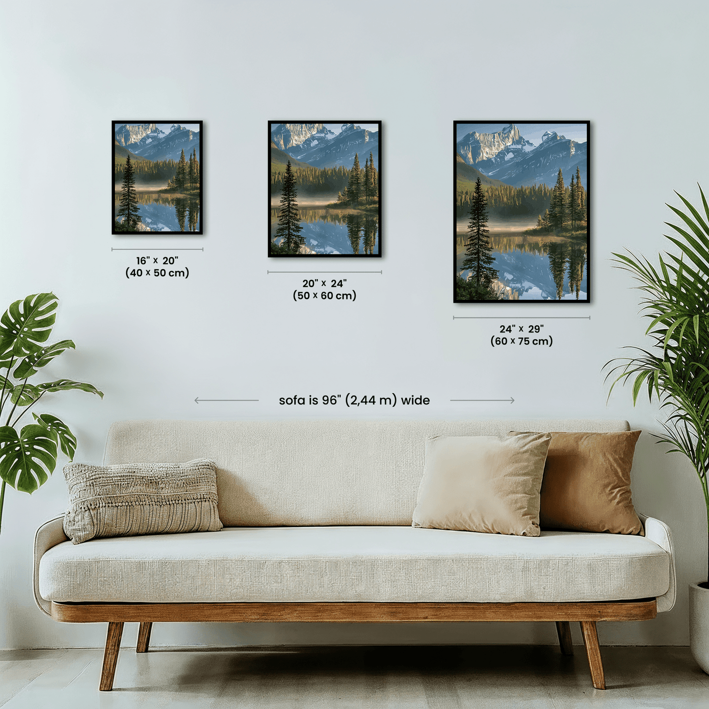 Paint by numbers - Mirror Pines - MyArt