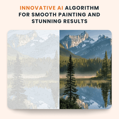 Paint by numbers - Mirror Pines - MyArt