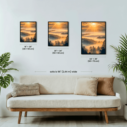 Paint by numbers - Misty Sunrise - MyArt