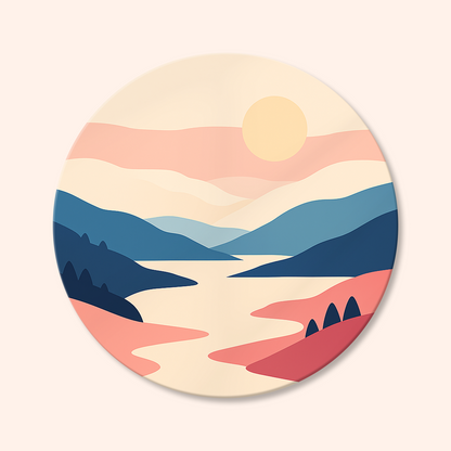 Paint by numbers - Misty Valley - MyArt