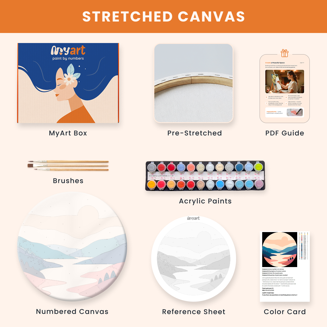 Paint by numbers - Misty Valley - MyArt