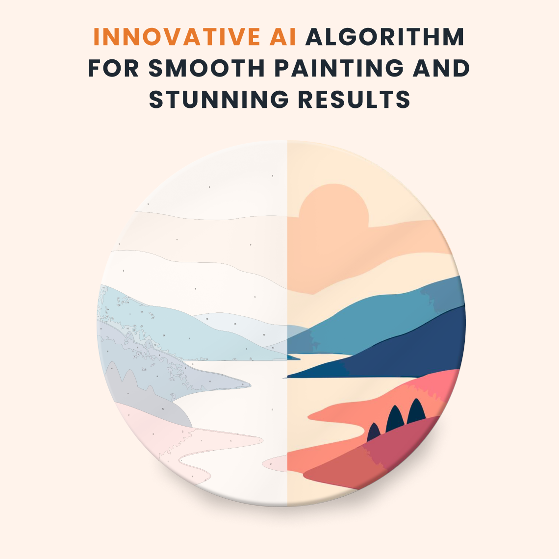 Paint by numbers - Misty Valley - MyArt