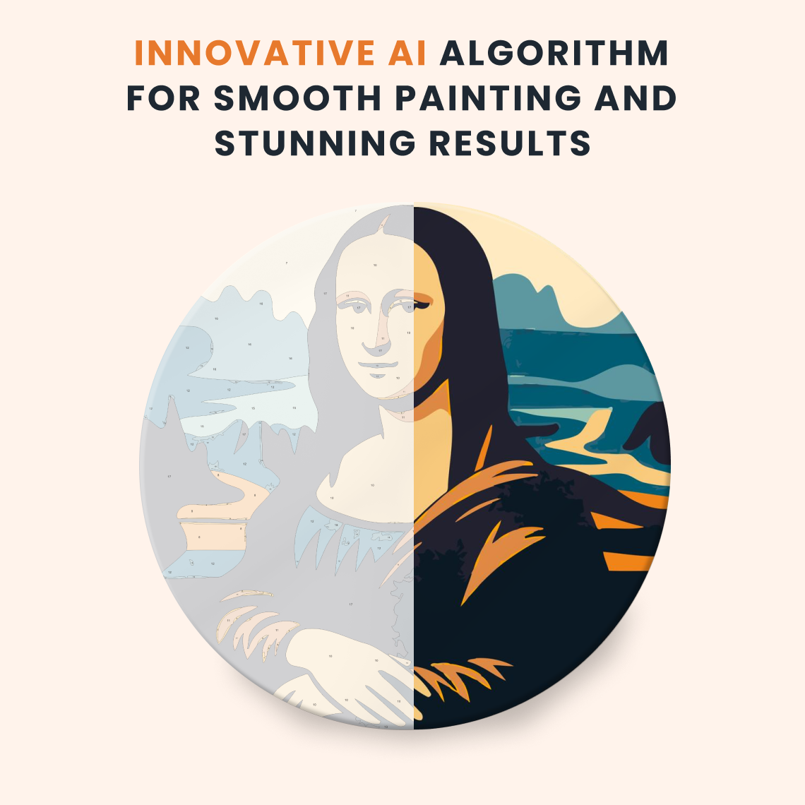 Paint by numbers - Modern Mona - MyArt