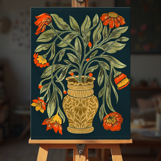 Moody Autumn Flower