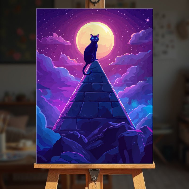 Paint by numbers - Moon Cat - MyArt