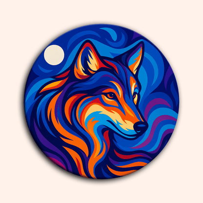 Paint by numbers - Moon Wolf - MyArt
