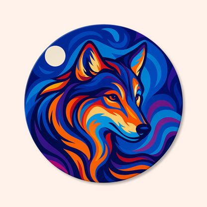 Paint by numbers - Moon Wolf - MyArt