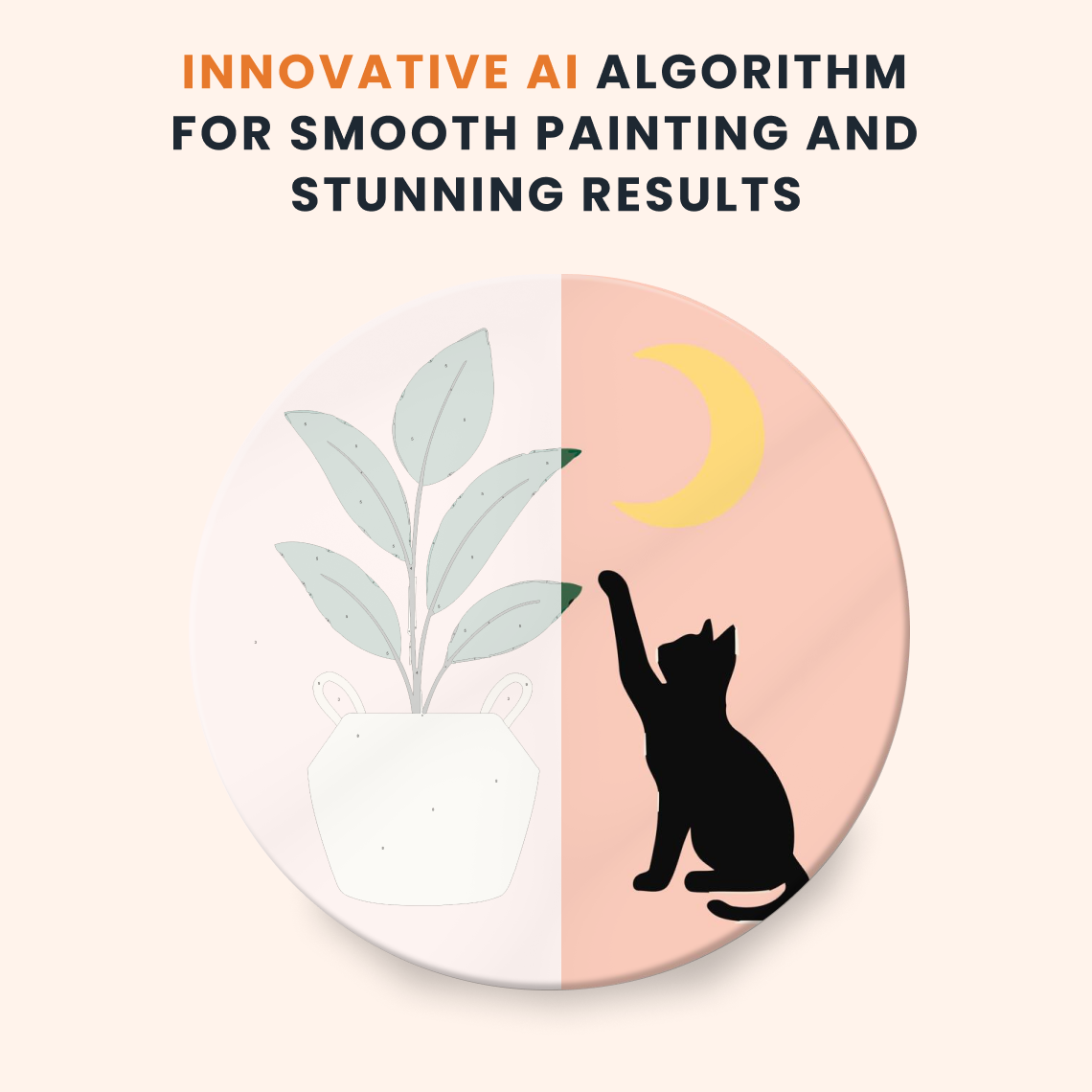 Paint by numbers - Moonlight Cat - MyArt