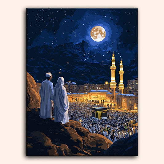 Paint by numbers - Moonlit Hajj - MyArt