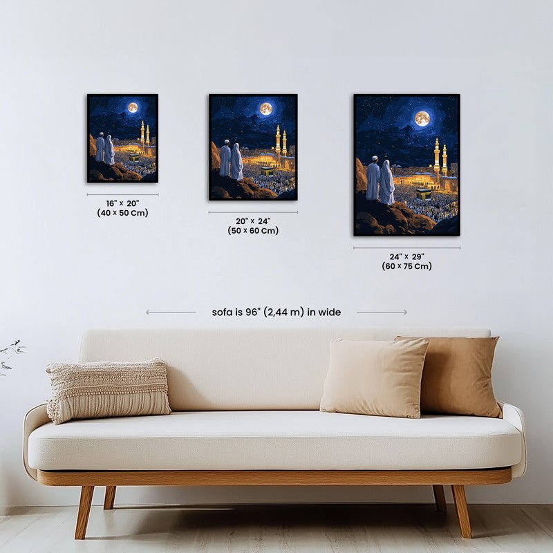 Paint by numbers - Moonlit Hajj - MyArt