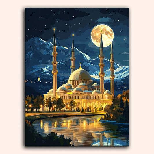 Paint by numbers - Moonlit Mosque - MyArt