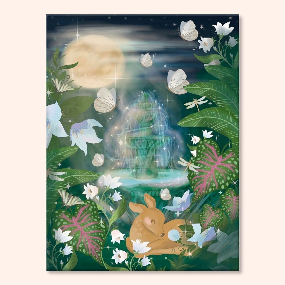 Moonlit Fountain