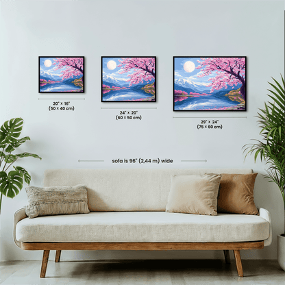 Paint by numbers - Moonlit Blossom - MyArt