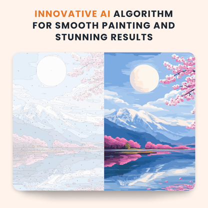 Paint by numbers - Moonlit Blossom - MyArt