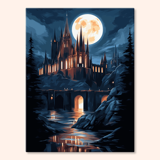 Paint by numbers - Moonlit Castle - MyArt