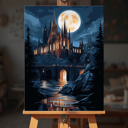 Paint by numbers - Moonlit Castle - MyArt