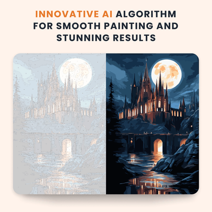 Paint by numbers - Moonlit Castle - MyArt