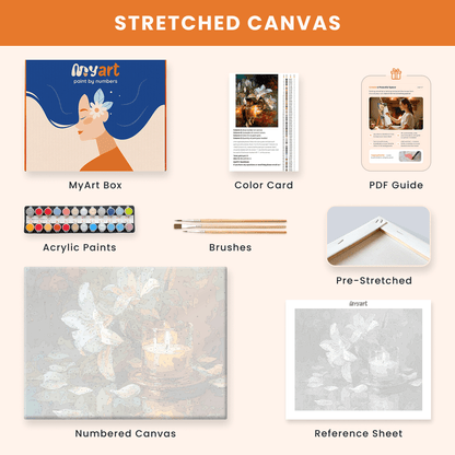 Paint by numbers - Moonlit Grace - MyArt