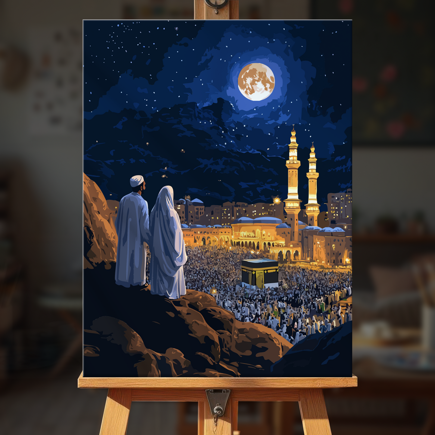 Moonlit Hajj