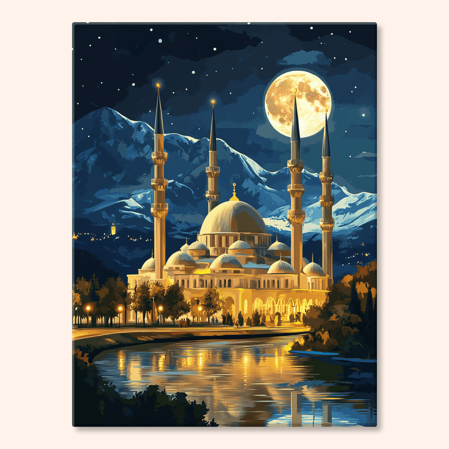 Paint by numbers - Moonlit Mosque - MyArt