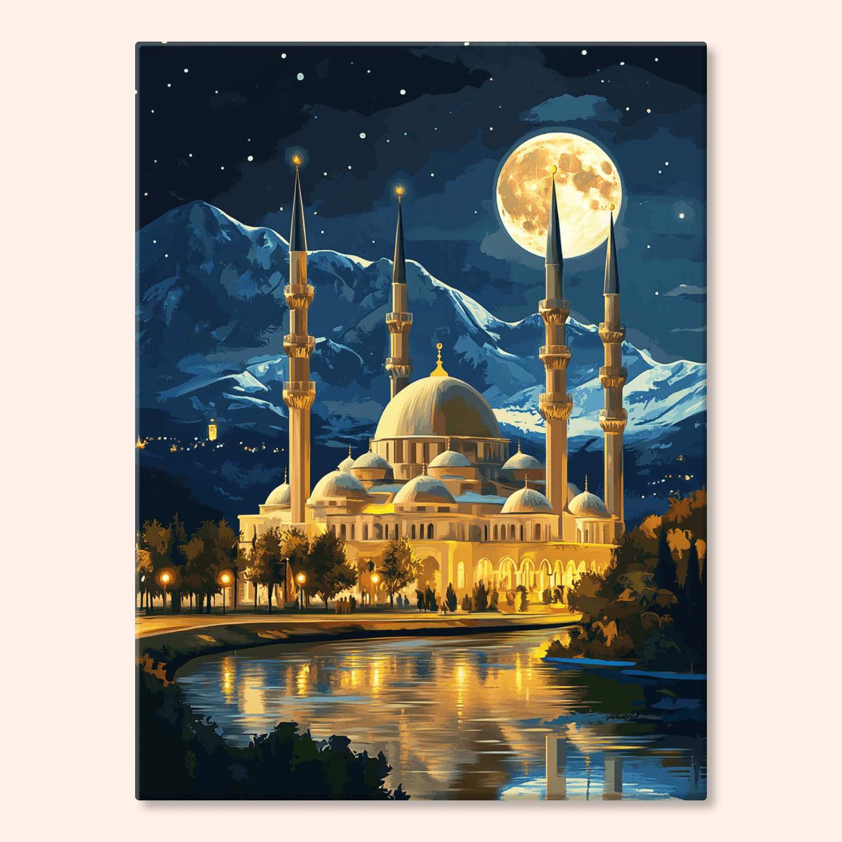 Paint by numbers - Moonlit Mosque - MyArt