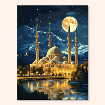 Paint by numbers - Moonlit Mosque - MyArt