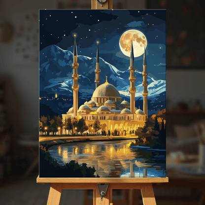 Paint by numbers - Moonlit Mosque - MyArt