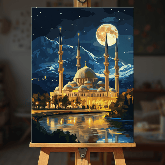 Paint by numbers - Moonlit Mosque - MyArt