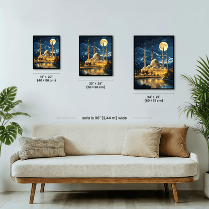 Paint by numbers - Moonlit Mosque - MyArt