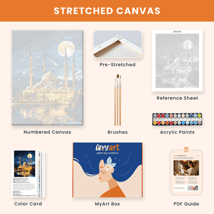 Paint by numbers - Moonlit Mosque - MyArt