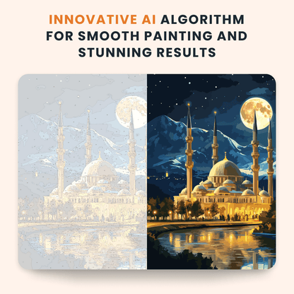 Paint by numbers - Moonlit Mosque - MyArt