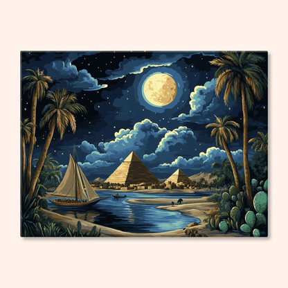Paint by numbers - Moonlit Nile - MyArt