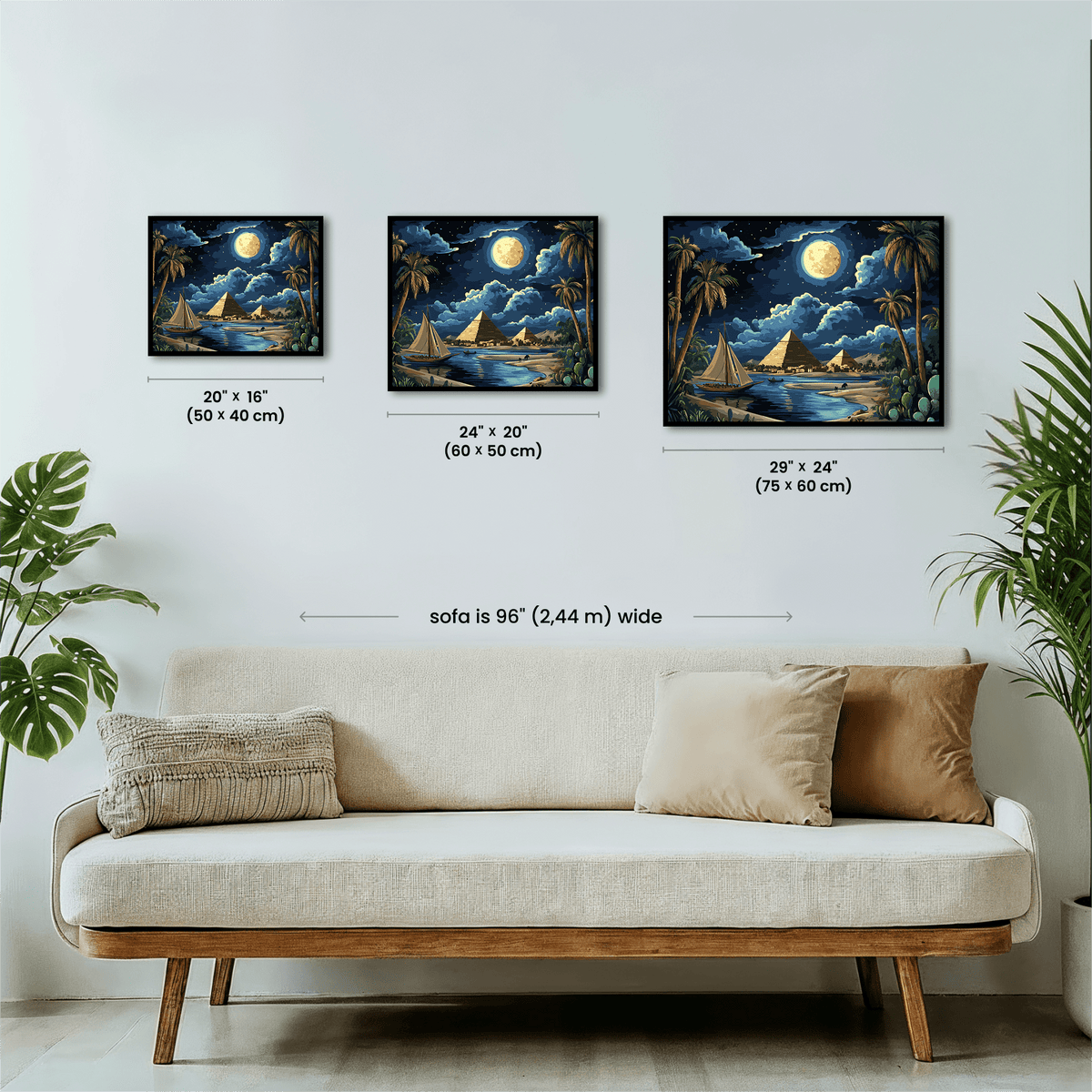 Paint by numbers - Moonlit Nile - MyArt