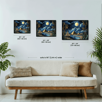 Paint by numbers - Moonlit Nile - MyArt