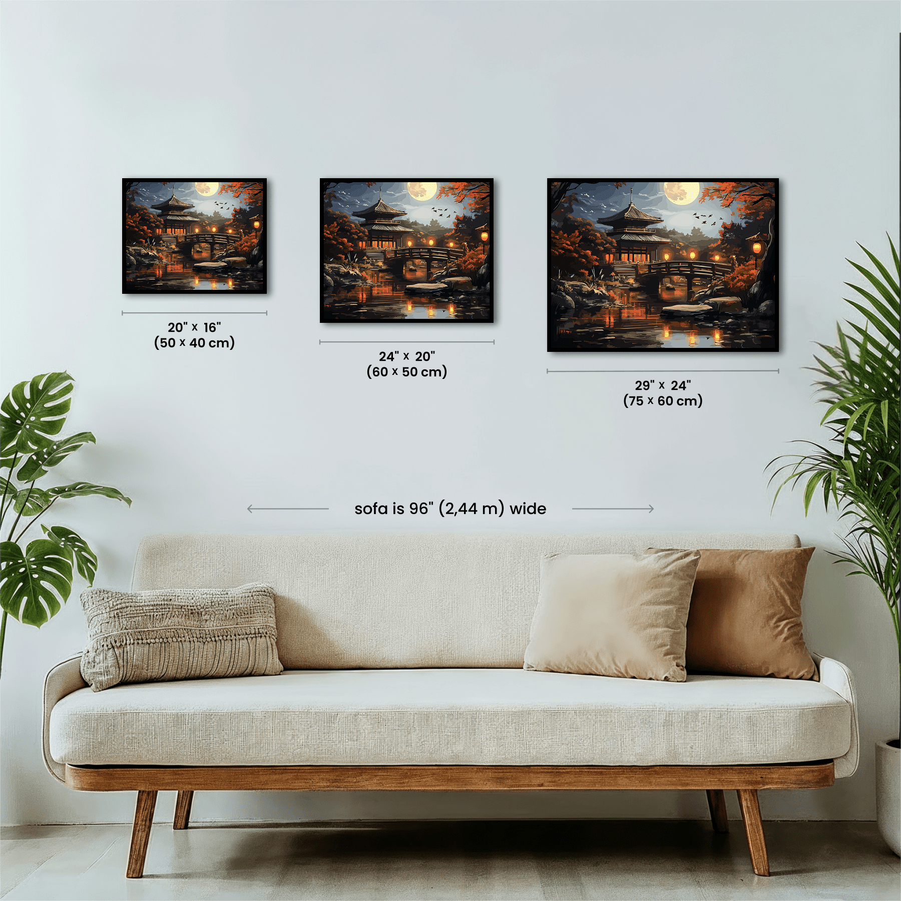 Paint by numbers - Moonlit Temple - MyArt