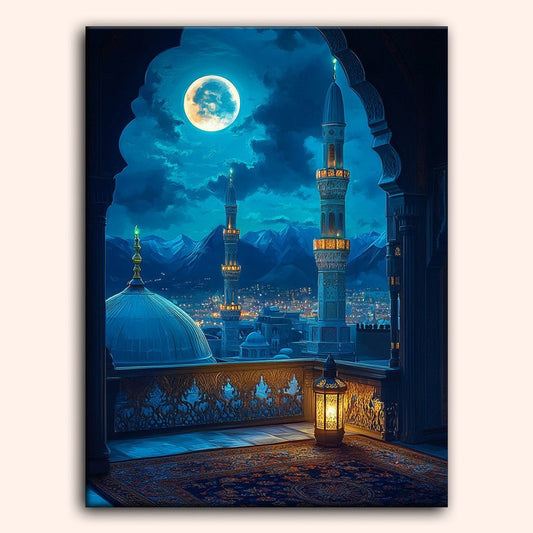 Paint by numbers - Moonrise View - MyArt