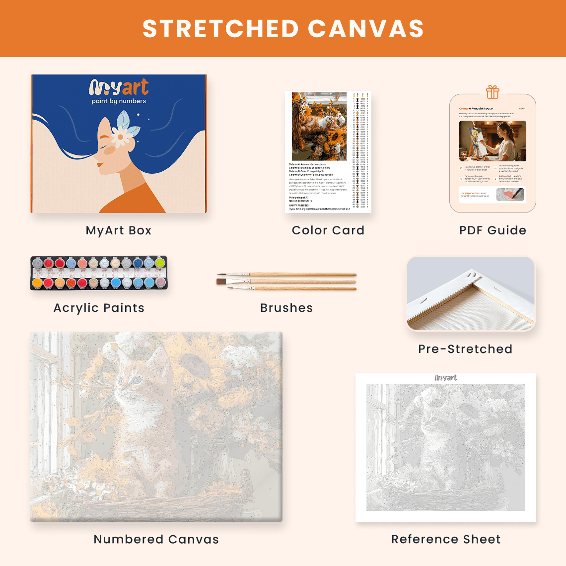 Paint by numbers - Morning Dew - MyArt