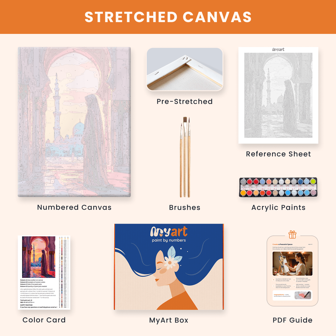 Paint by numbers - Mosque Reverence - MyArt