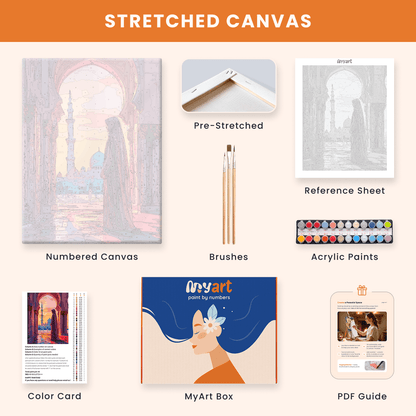 Paint by numbers - Mosque Reverence - MyArt