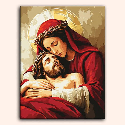 Paint by numbers - Mother s Grief - MyArt