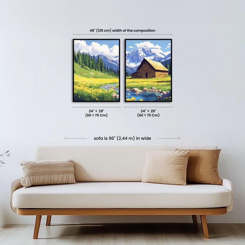 Paint by numbers - Mountain Serenity - MyArt