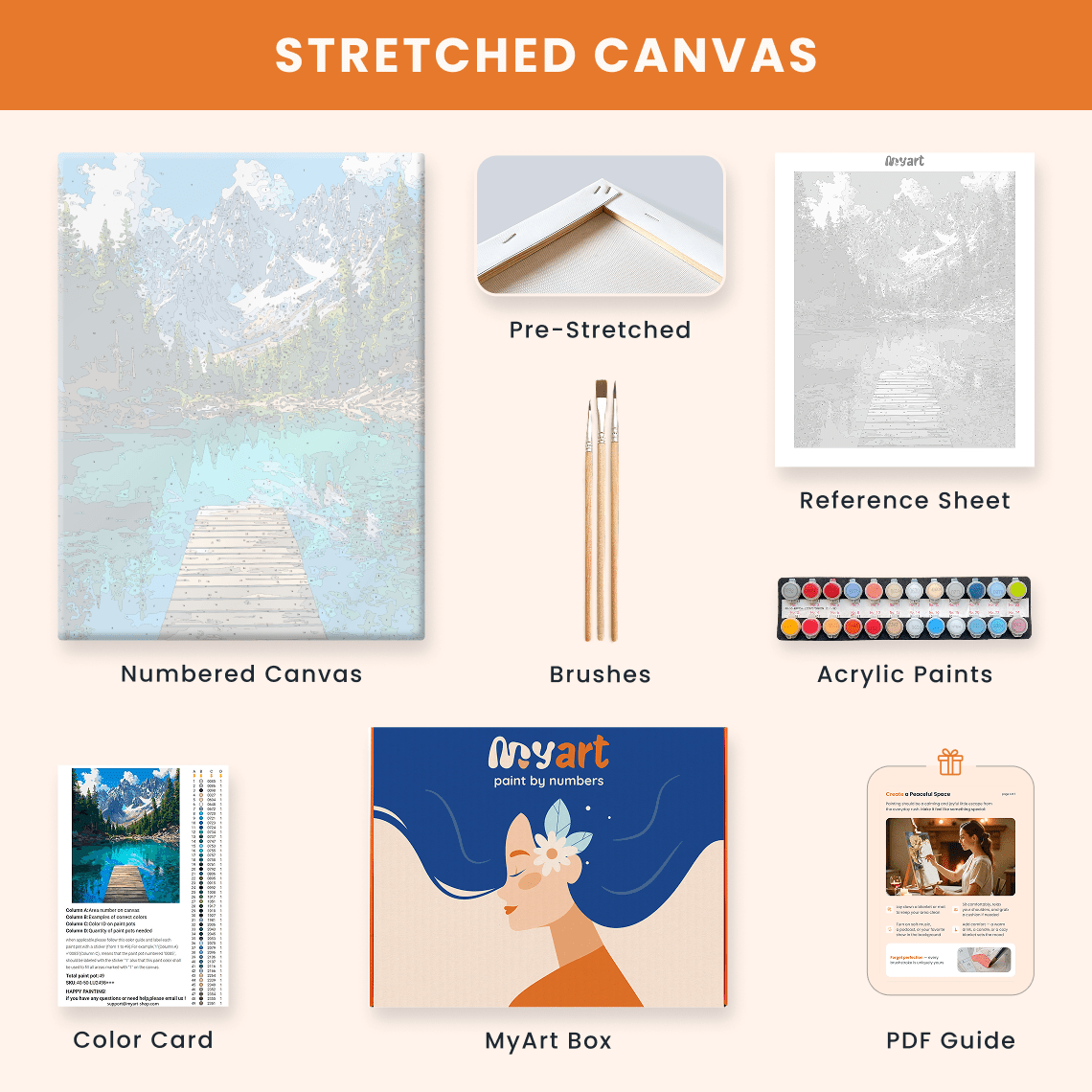Paint by numbers - Mountain Dock - MyArt